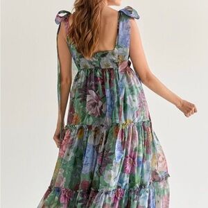 Floral maxi dress